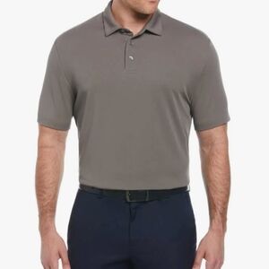 Perry Ellis Men's Classic Gray Polo Shirt